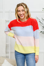 Load image into Gallery viewer, Bright Striped Knit Sweater
