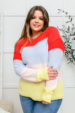 Load image into Gallery viewer, Bright Striped Knit Sweater
