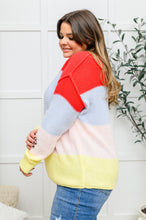 Load image into Gallery viewer, Bright Striped Knit Sweater
