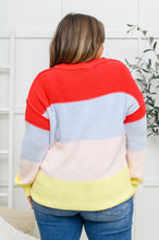 Load image into Gallery viewer, Bright Striped Knit Sweater
