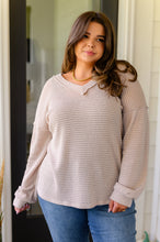 Load image into Gallery viewer, Calm In the Chaos V-Neck Sweater (Reg &amp; Curvy)
