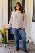Load image into Gallery viewer, Calm In the Chaos V-Neck Sweater (Reg &amp; Curvy)
