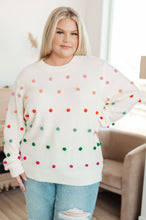 Load image into Gallery viewer, SP24- Jodiful- Candy Buttons Pom Detail Sweater
