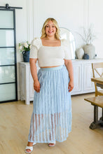 Load image into Gallery viewer, SP24- Cascading Ruffles A-Line Skirt
