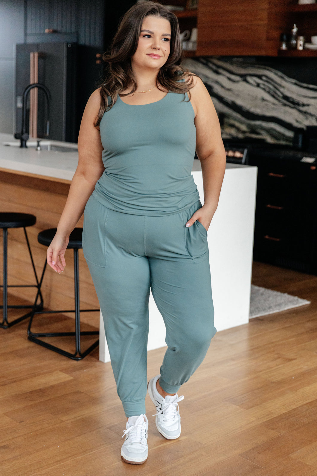 RAE MODE- Casual but Cool Tank in Tidewater Teal