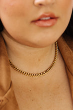 Load image into Gallery viewer, Waterproof, No Tarnish, Chain Reaction Gold Plated Choker

