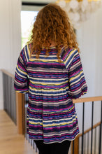 Load image into Gallery viewer, SP24- Circle Back Striped V-Neck Top (Reg &amp; Curvy)
