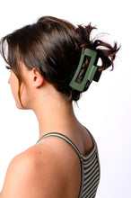 Load image into Gallery viewer, AVE SHOPS- Claw Clip Set of 4 in Forest Green
