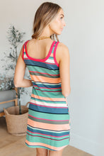 Load image into Gallery viewer, WHITE BIRCH- Summer Lovin&#39; Striped Tank Dress
