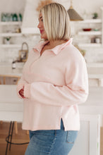Load image into Gallery viewer, Cozy Moment 1/2 Zip Pullover in Blush (Reg &amp; Curvy)

