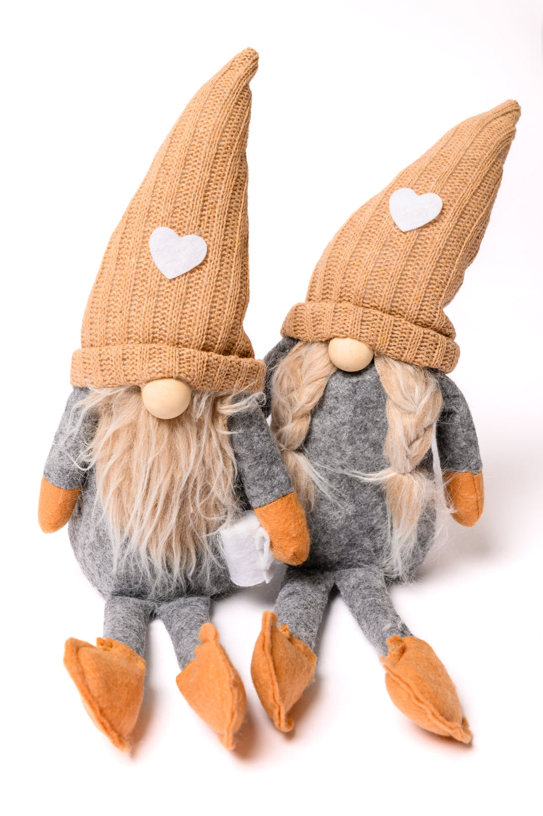 SP24- Coffee Lover Gnomes Set of 2 in Beige