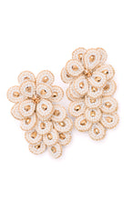 Load image into Gallery viewer, SP24- Falling Petals Earrings in Ivory
