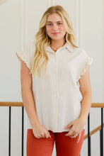 Load image into Gallery viewer, Day Date Ruffle Sleeved Blouse- 111 NORTH
