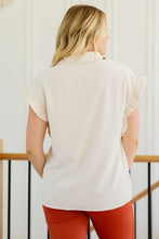 Load image into Gallery viewer, Day Date Ruffle Sleeved Blouse- 111 NORTH
