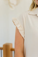 Load image into Gallery viewer, Day Date Ruffle Sleeved Blouse- 111 NORTH
