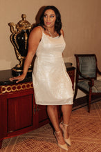 Load image into Gallery viewer, SP24- Disco Queen Dress in Gold
