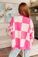 Load image into Gallery viewer, BIBI- Don&#39;t Stop Me Now Checkered Cardigan
