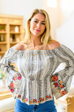 Load image into Gallery viewer, Don't Tempt Me Embroidered Blouse
