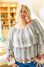 Load image into Gallery viewer, Don't Tempt Me Embroidered Blouse
