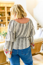 Load image into Gallery viewer, Don't Tempt Me Embroidered Blouse
