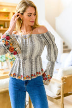 Load image into Gallery viewer, Don't Tempt Me Embroidered Blouse
