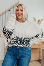 Load image into Gallery viewer, Don't Waver Fringe Detail Sweater (Reg &amp; Curvy)
