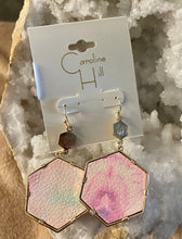 Load image into Gallery viewer, Pink Hue Watercolor Earrings
