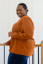 Load image into Gallery viewer, BFD-Enjoy This Moment V Neck Blouse In Toffee
