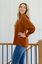 Load image into Gallery viewer, BFD-Enjoy This Moment V Neck Blouse In Toffee
