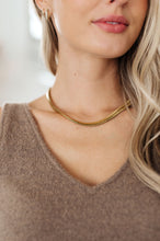 Load image into Gallery viewer, Waterproof, No Tarnish, Enlighten Me Gold Plated Chain Necklace
