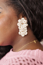 Load image into Gallery viewer, SP24- Falling Petals Earrings in Ivory
