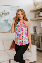 Load image into Gallery viewer, 111 NORTH- Festival Season Floral Halter Tank
