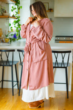 Load image into Gallery viewer, SP24- MITTOSHOP- First Day of Spring Jacket in Dusty Mauve
