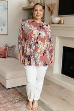 Load image into Gallery viewer, SEW IN LOVE- Float on Floral Top in Marsala
