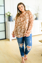 Load image into Gallery viewer, SP24- Floral Ties Top in Taupe
