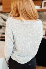 Load image into Gallery viewer, WHITE BIRCH- Foggy Idea Boatneck Top
