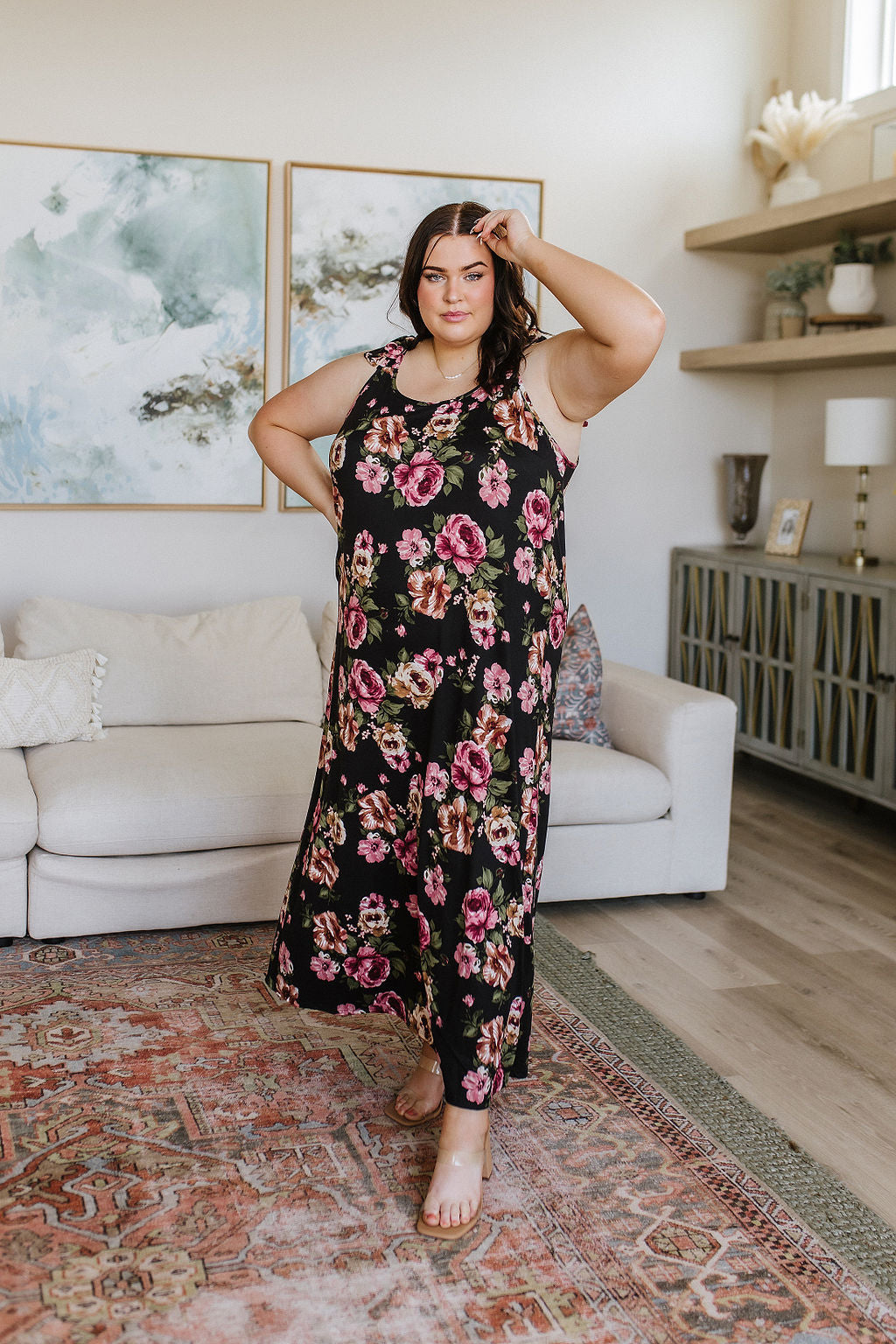 SP24- Fortuitous in Floral Maxi Dress