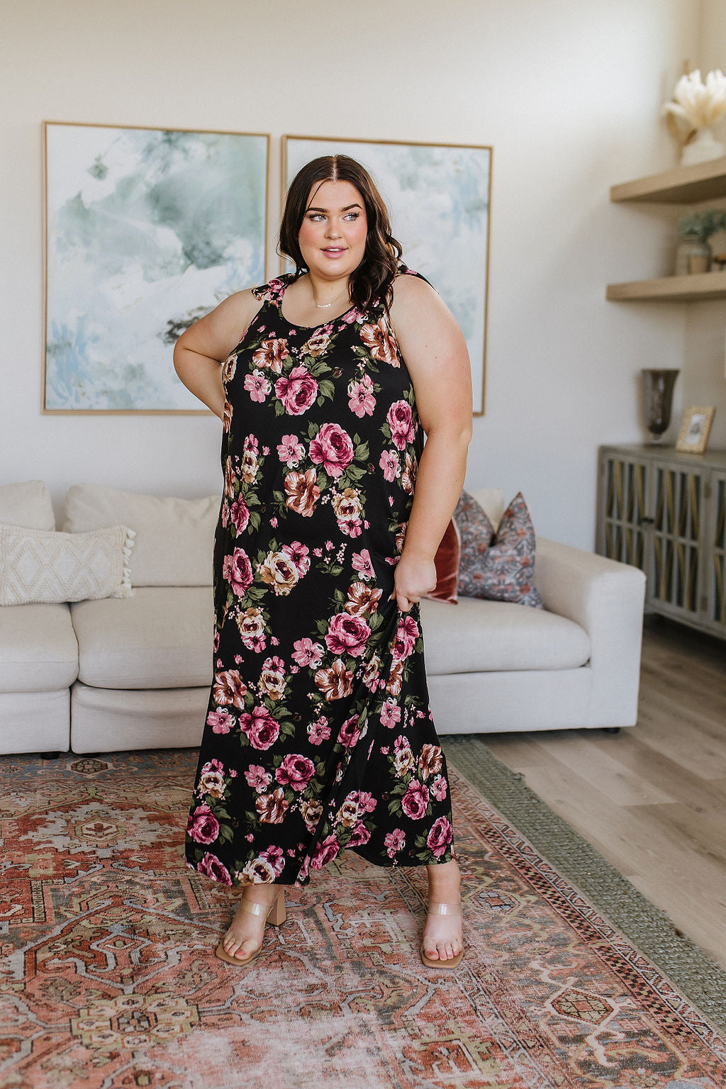 SP24- Fortuitous in Floral Maxi Dress