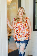 Load image into Gallery viewer, Francesca Embroidered Top in Rust
