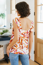 Load image into Gallery viewer, Francesca Embroidered Top in Rust
