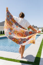 Load image into Gallery viewer, THE GOOD GYPSY- Luxury Beach Towel in Boho Medallions
