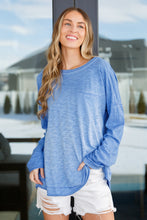 Load image into Gallery viewer, VERY J- Gently Down the Stream Long Sleeve Top
