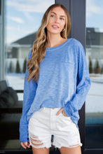 Load image into Gallery viewer, VERY J- Gently Down the Stream Long Sleeve Top
