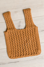 Load image into Gallery viewer, SP24- Girls Day Open Weave Bag in Tan
