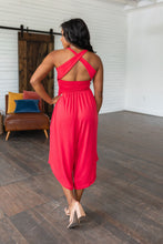 Load image into Gallery viewer, Good Idea Jumpsuit in Red
