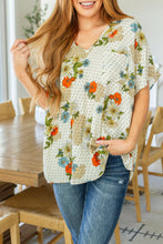 Load image into Gallery viewer, SP24- Good Morning Floral V-Neck Blouse (Reg &amp; Curvy)
