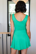 Load image into Gallery viewer, Gorgeous in Green Sleeveless Skort Dress
