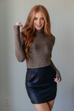 Load image into Gallery viewer, SP24- Shimmer and Shine Mock Neck Bodysuit (Reg &amp; Curvy)
