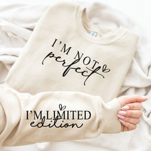 Load image into Gallery viewer, PREORDER: Ave Shops- I&#39;m Not Perfect Graphic Sweatshirt in Three Colors
