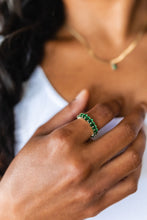Load image into Gallery viewer, Waterproof, No Tarnish, Green with Envy Ring
